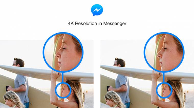 Hamarosan 4K-s képet küldhetsz a Snapchatből merítő Facebook Messengeren kép