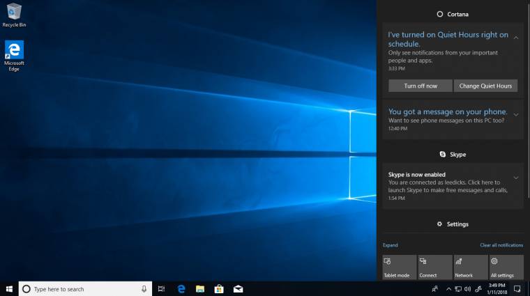 Zavartalan órákat ígér a Windows 10 legutóbbi buildje kép