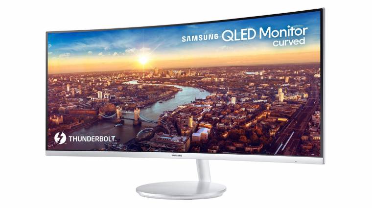 Thunderbolt 3-as és QLED-es a Samsung új monitora kép