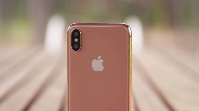 Közeledik az arany színű iPhone X kép