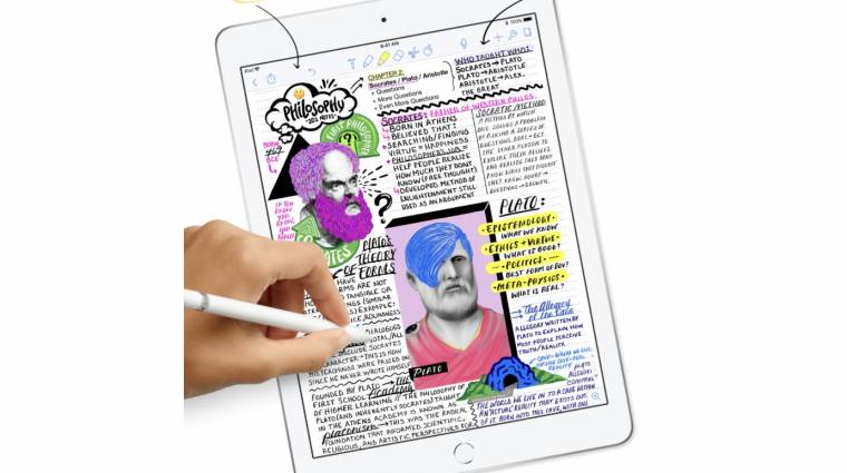 Apple Pencil-támogatással érkezett az olcsó és új iPad kép