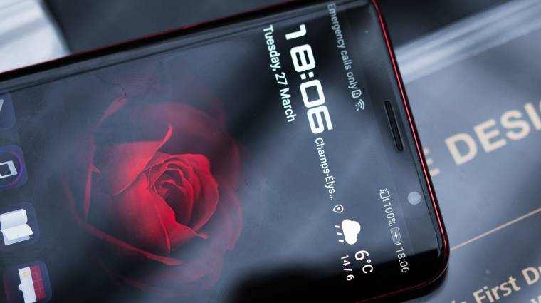 Az LG-től kölcsönzött kijelzőt a Huawei ultraprémium okostelefonja kép