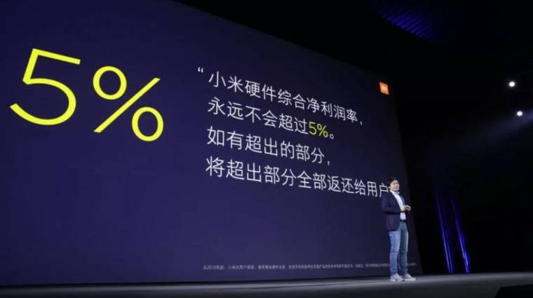 A Xiaominak nem kell 5 százaléknál nagyobb nyereség kép