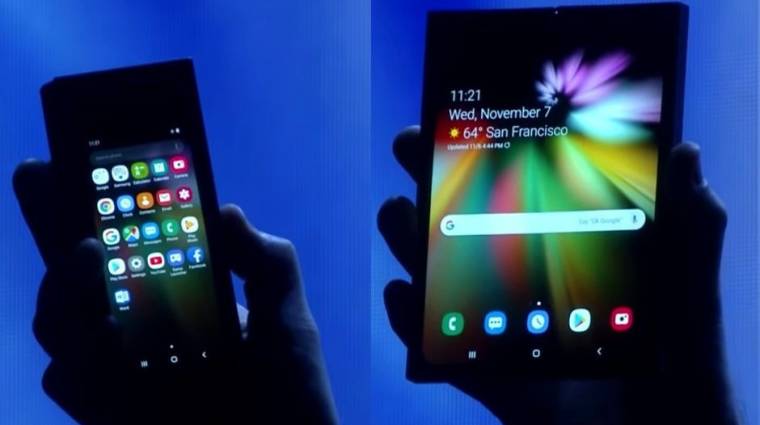 Nagyon drága lesz az összehajtható Samsung mobil kép