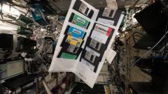 Tele van floppyval a Nemzetközi Űrállomás kép