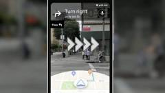 Kiterjesztett valóságra építő navigációt tesztel a Google Térkép kép
