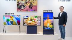 Függőleges tévét rakna a fiatalok elé a Samsung kép