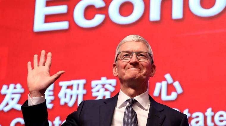 Tim Cook szerint Kína nem áll bosszút az Apple-ön kép