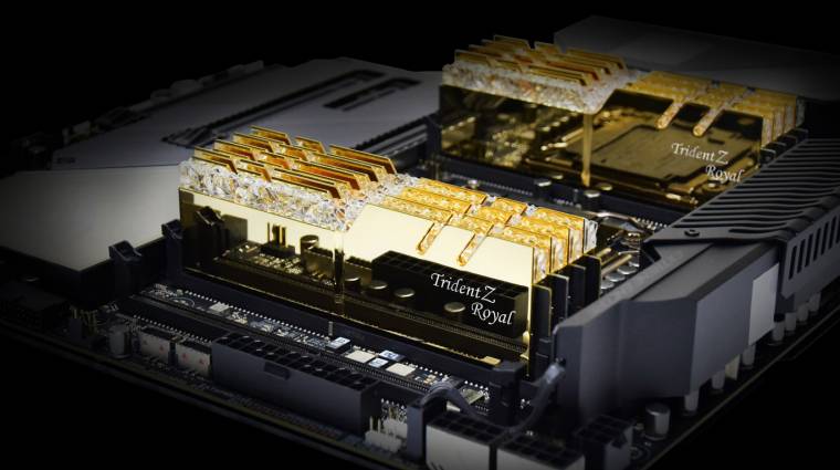 4300 MHz-en dolgoznak az új G.Skill Trident Z Royal DDR4 memóriák kép