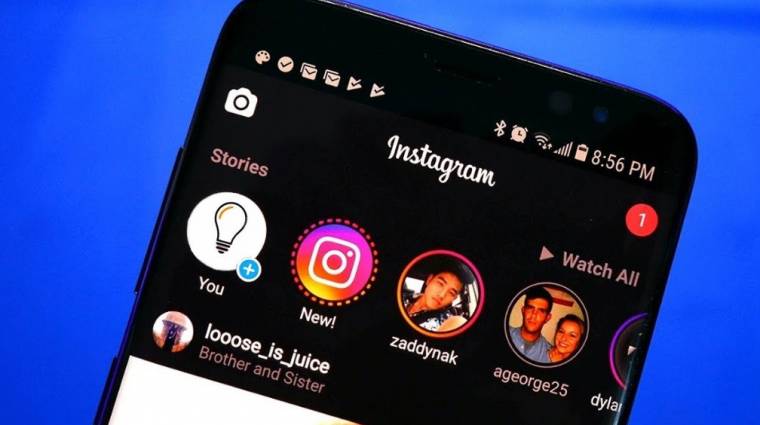 Az androidos Instagram is elsötétül kép