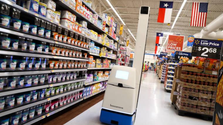 Automatizálja és robotokkal tölti fel az áruházait az amerikai Walmart kép