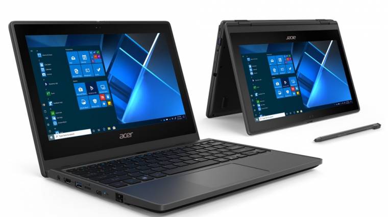 Olcsó és átalakítható az Acer TravelMate Spin B3 laptop kép